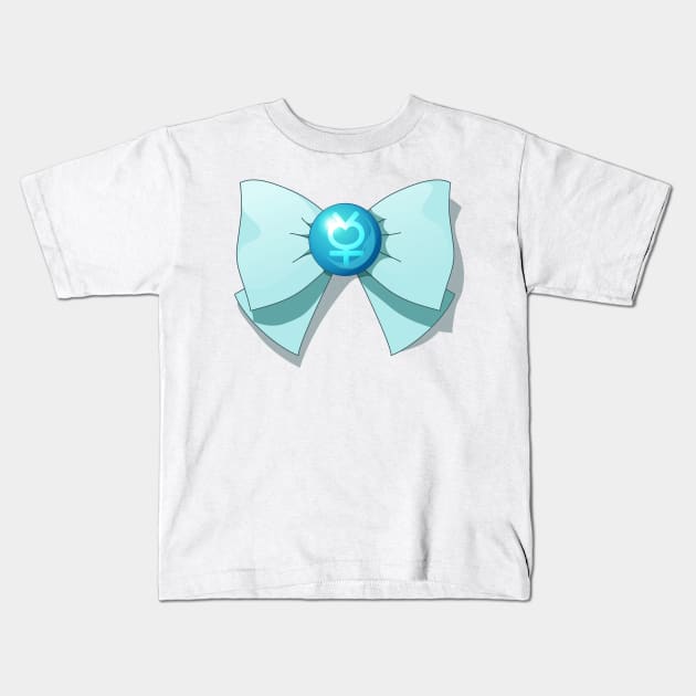 Sailor Mercury transformation brooch Kids T-Shirt by 3183martinat